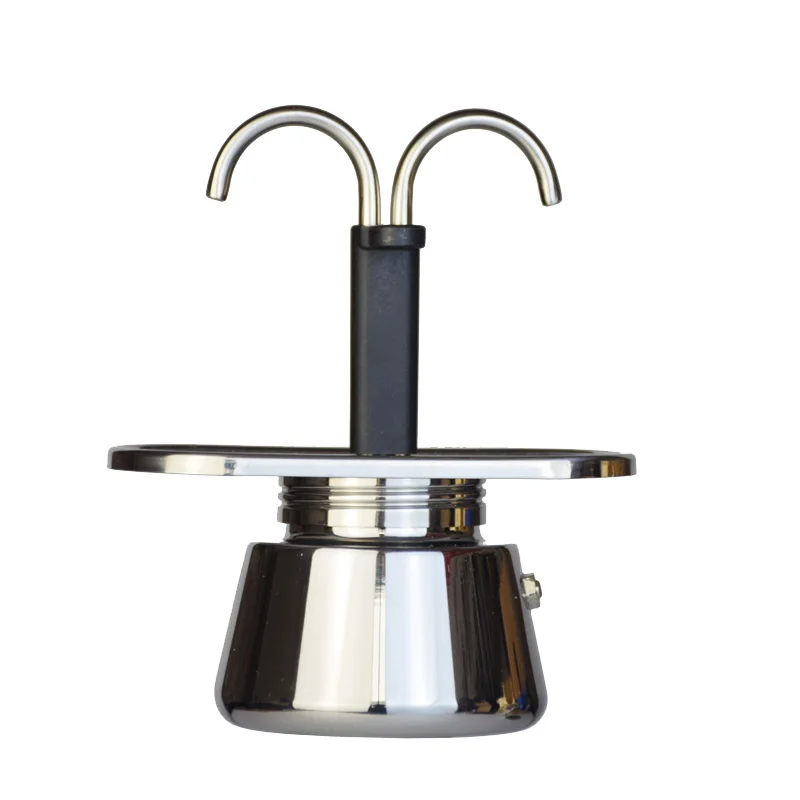 Coffee Vending Equipment - Mini Moka Pot tabung ganda 200ML,