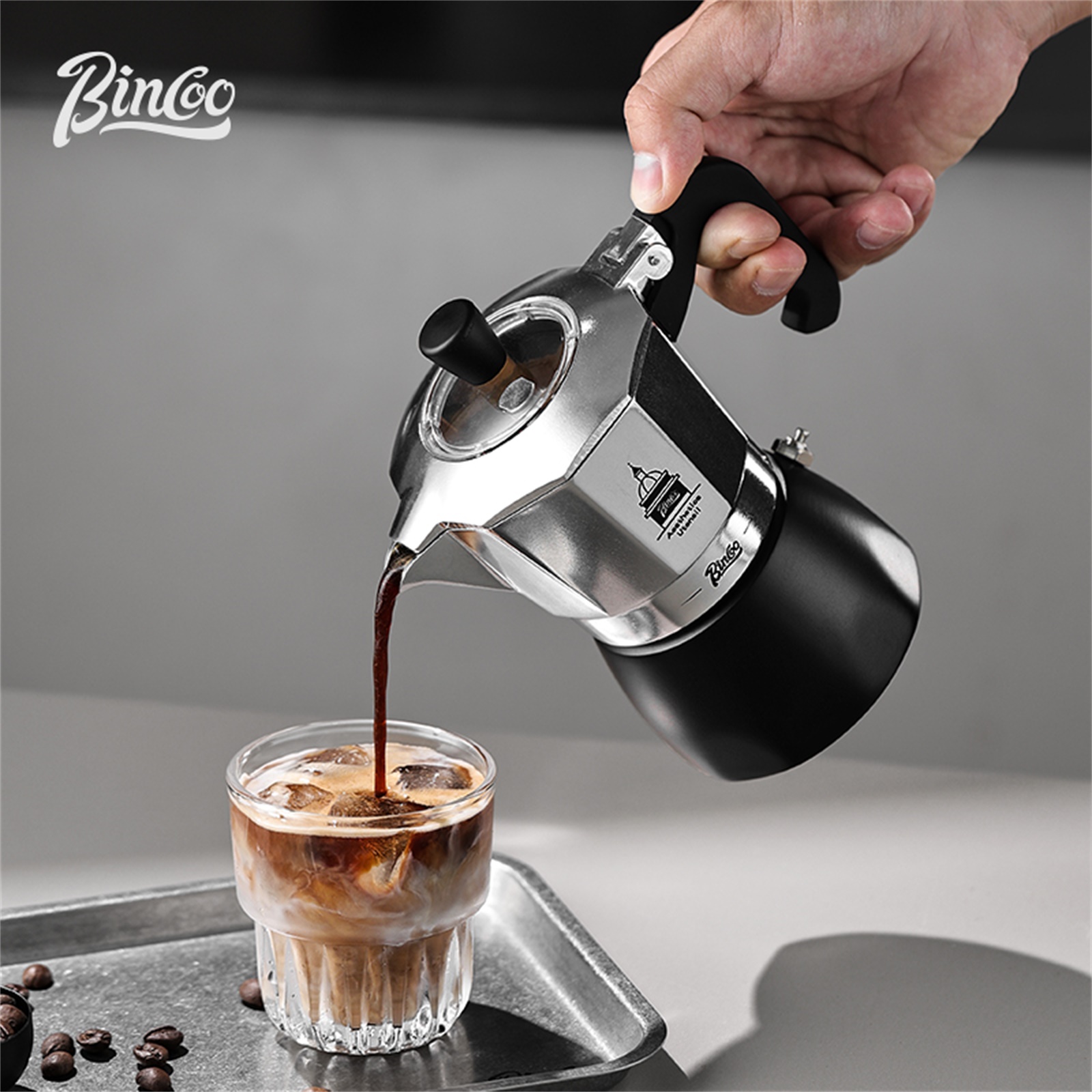 Coffee Vending Equipment - BINCOO Teko Moka Katup Ganda, Pembuat