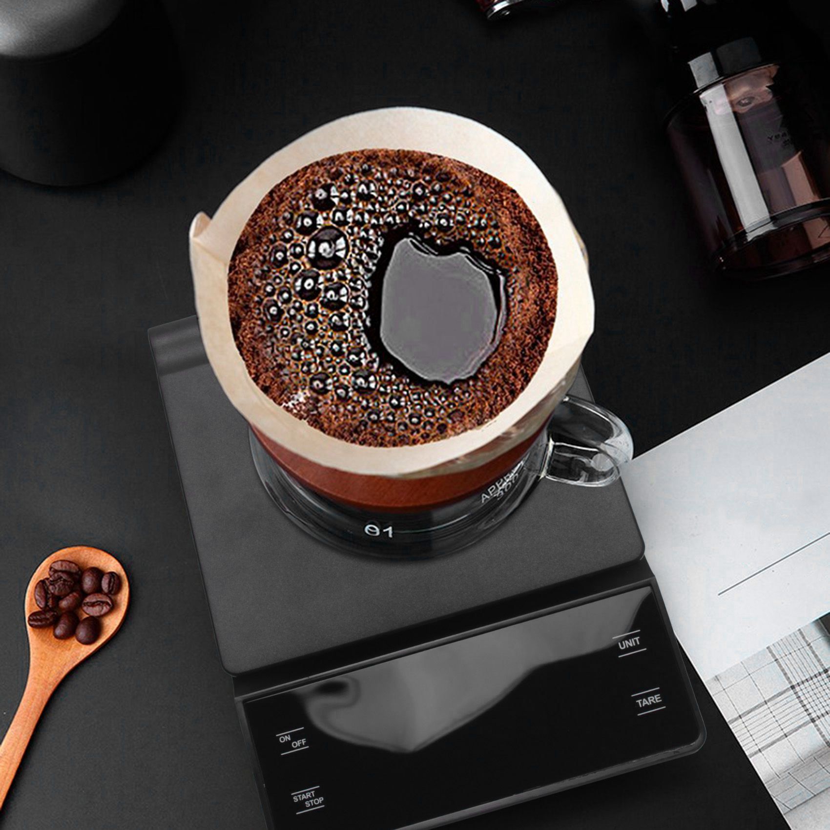Scale Drip Timer - SEWS-Timbangan Kopi Dengan Timer 3Kg/0.1G Presisi