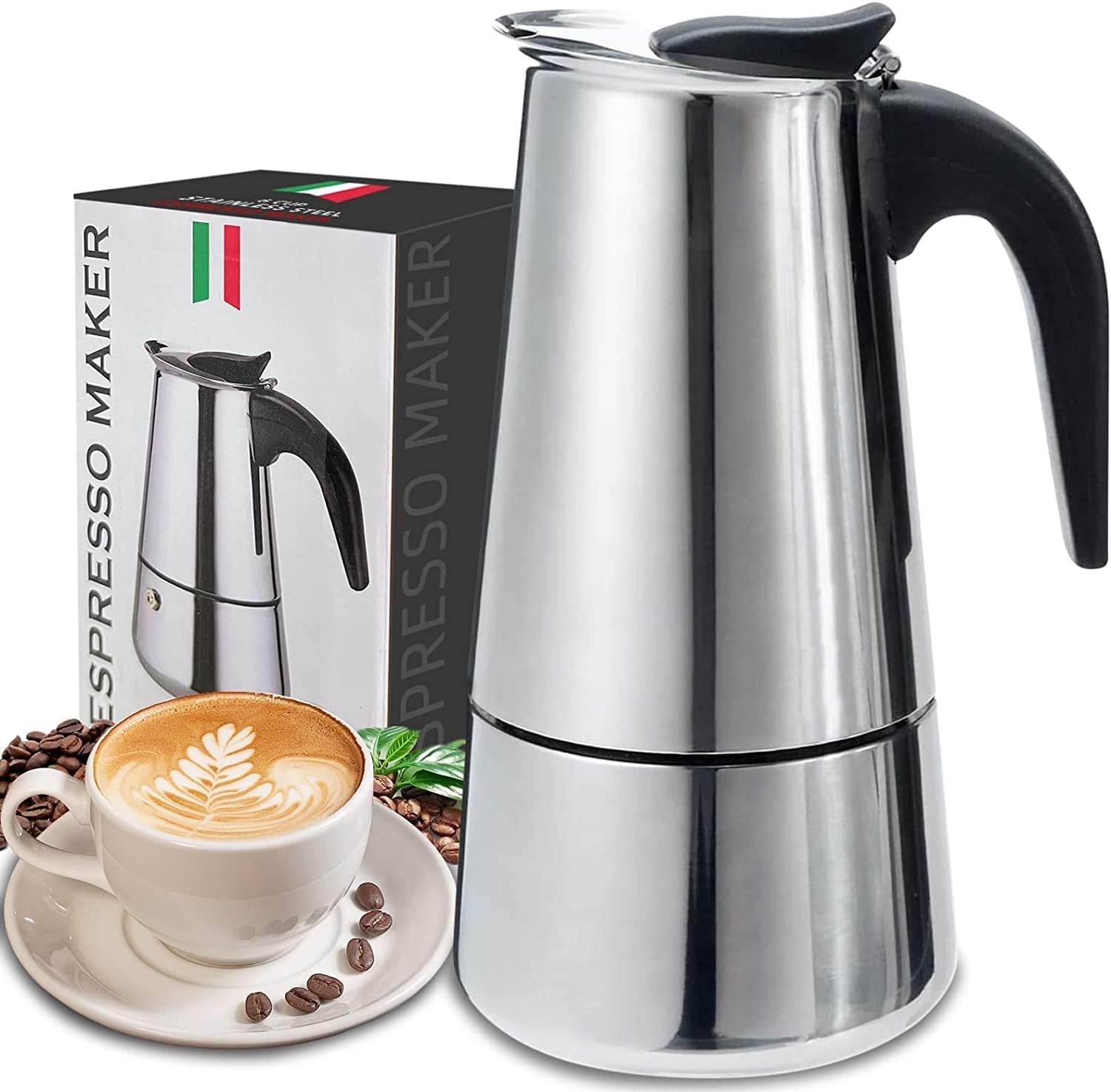 Coffee Vending Equipment - Cangkir kopi Moka, cangkir 4/6/9 cangkir