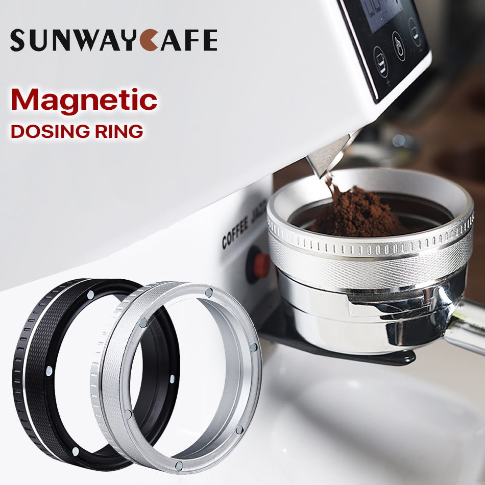 Dosing Funnel Ring - Corong dosis kopi magnetik, cincin dosis