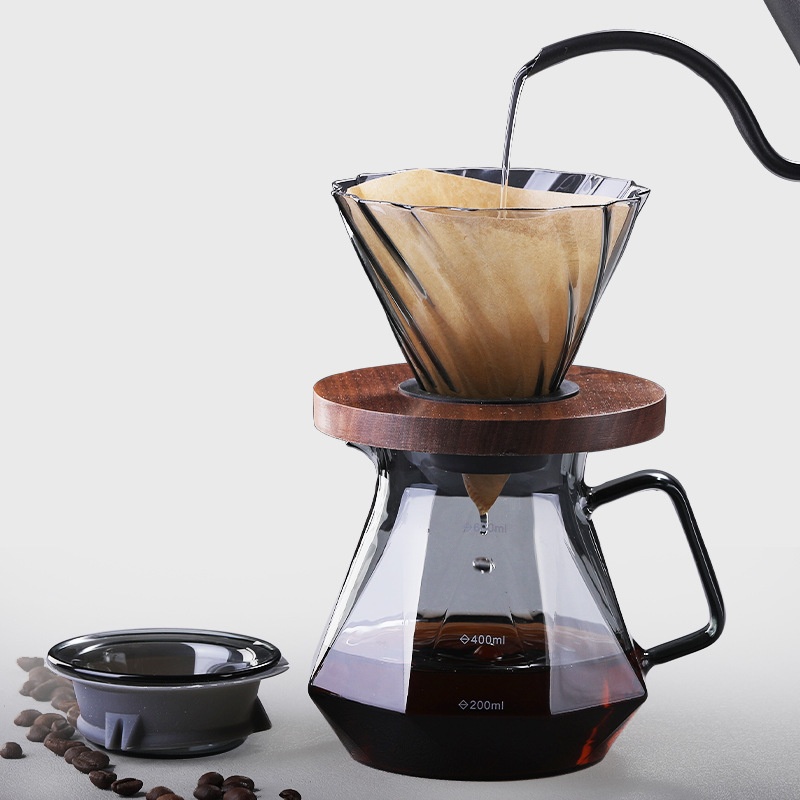 Pot Kopi Kaca Magpie Untuk Set - Coffee Equipment Machine ulasan dan harga