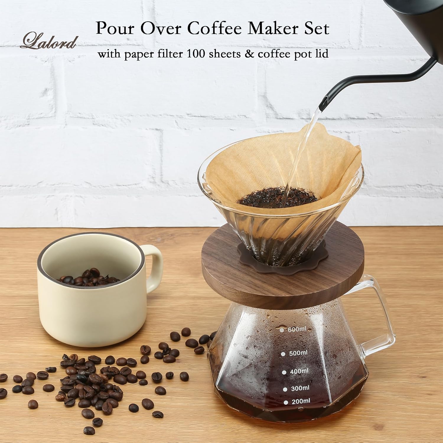 Pot Kopi Kaca Magpie Untuk Set - Coffee Equipment Machine ulasan dan harga